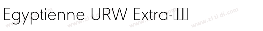 Egyptienne URW Extra字体转换
